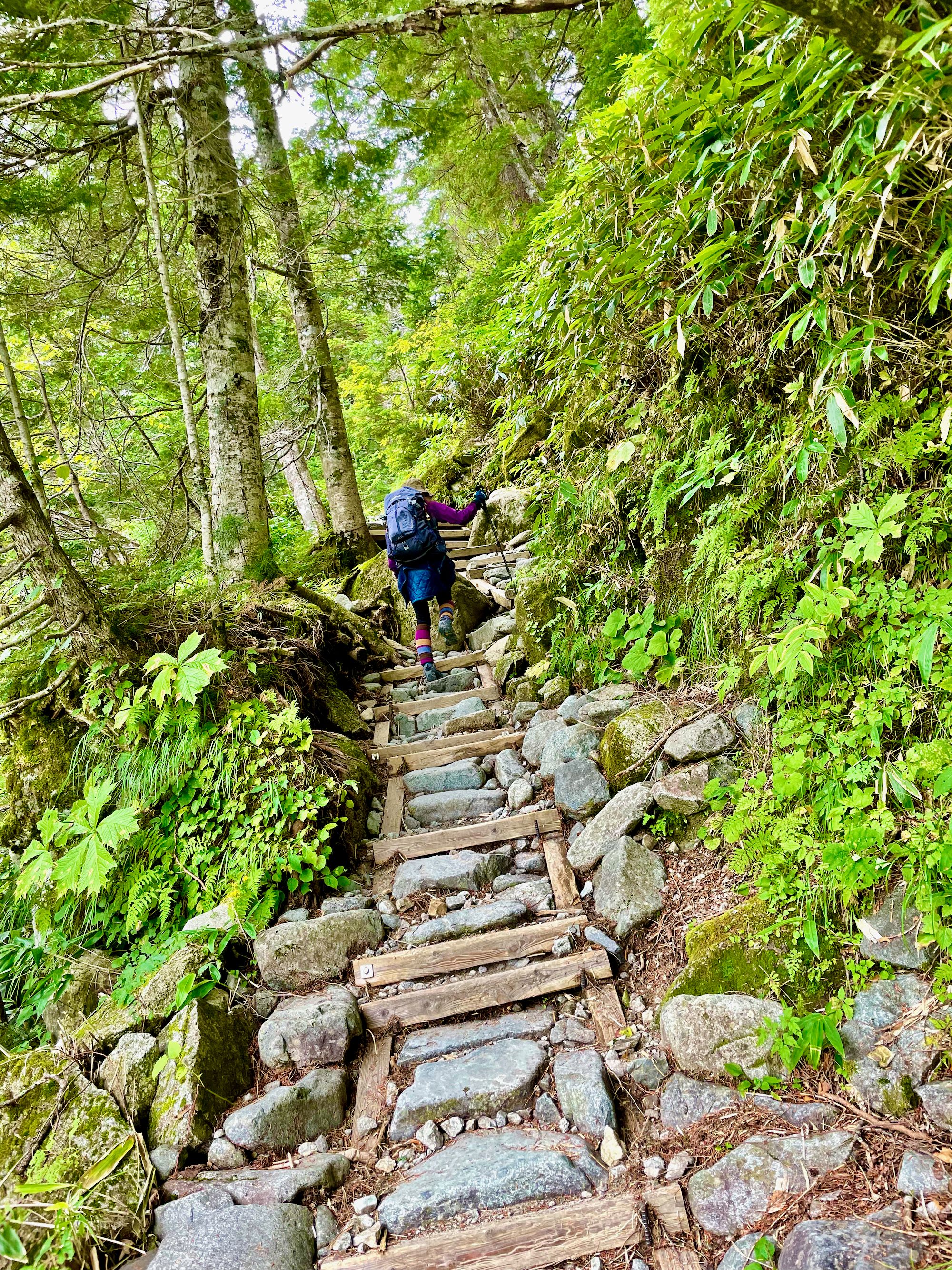 Hiking Kamikochi to Karasawa